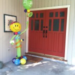A BALLOON MAN ON YOUR DOOR STEP