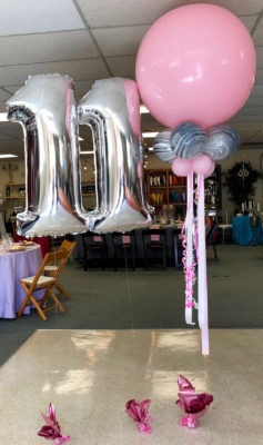 40″ Double Digit Number & 36″ Round Bubble