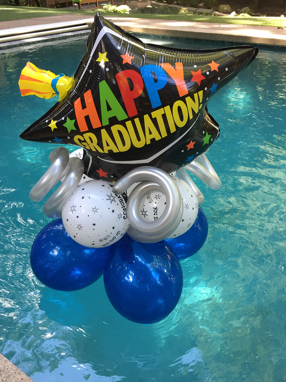 Happy Grad Pool Float