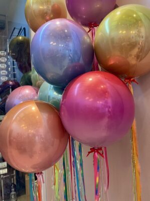 15” Mirror Orbz with fringe